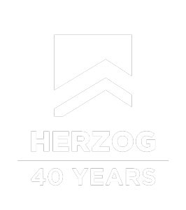 Herzog 40 Years Logo White